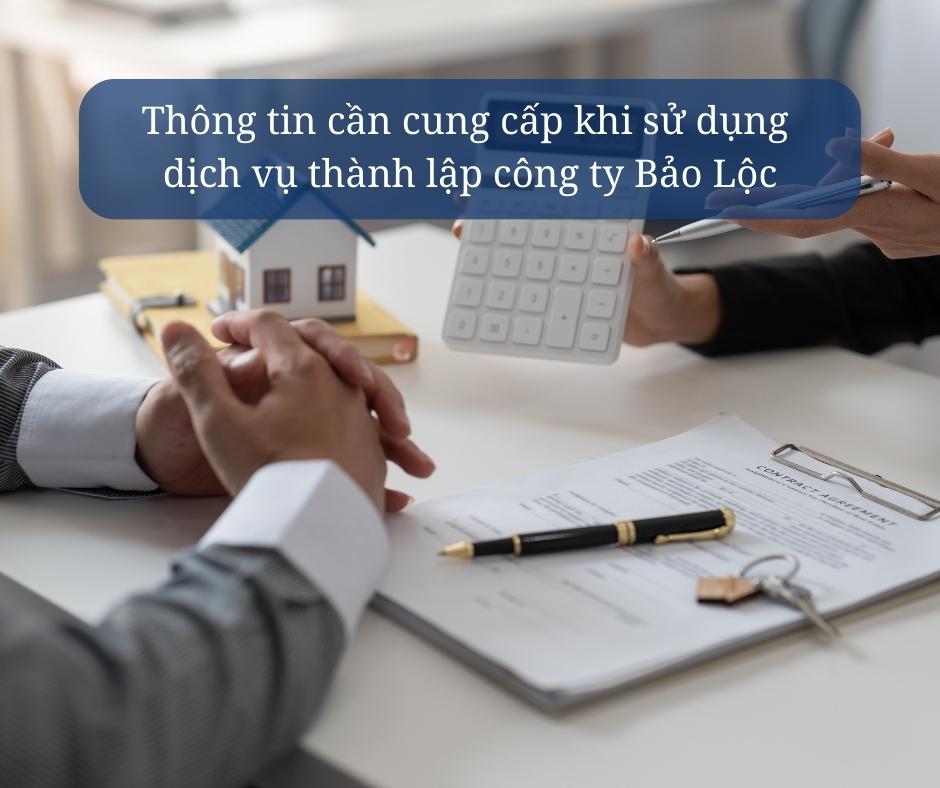 Dịch vụ thành lập công ty tại Bảo Lộc, Lâm Đồng