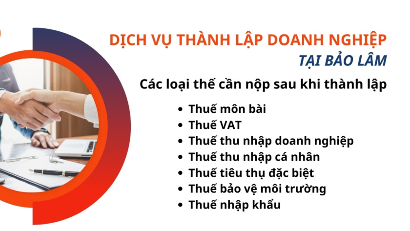 thành lập doanh nghiệp Bảo Lâm 