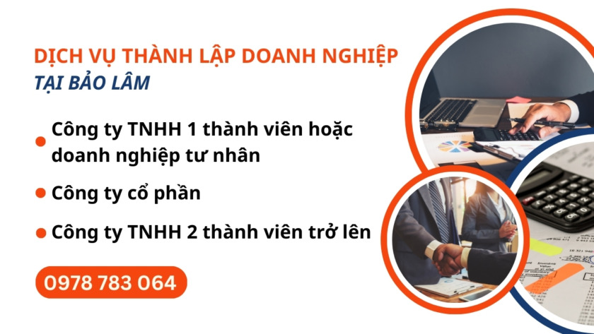 dịch vụ thành lập doanh nghiệp Bảo Lâm 