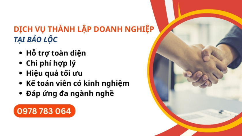 thành lập doanh nghiệp tại Bảo Lộc