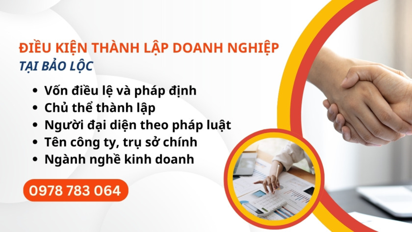 dịch vụ thành lập doanh nghiệp Bảo Lộc 